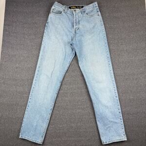 Vintage Doc Martens Jeans Men's 33x34 Blue Air Wair Distressed Light Wash 90s‎